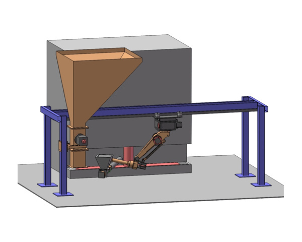 闆坯機(jī)器人式加渣系統